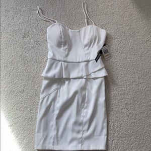 XOXO white tulip dress fitted size 7/8
